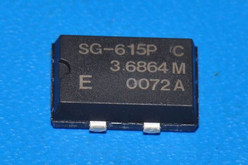 10-pcs smd crystal oscillator 3.6864mhz 5v 50pf 4-pin smd sg-615p 3.6864mc for sale