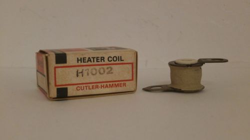 CUTLER HAMMER OVERLOAD HEATER COIL H1002 *NEW SURPLUS IN BOX*