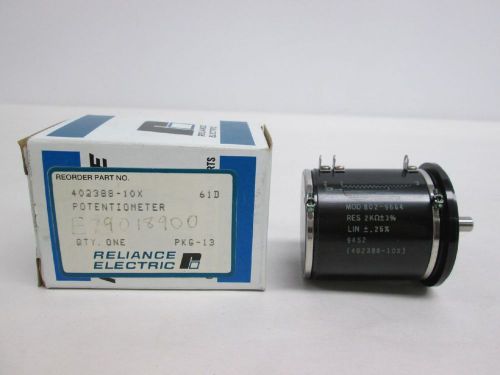New reliance 402388-10x 802-9664 spectrol potentiometer 2kohm resistor d331029 for sale