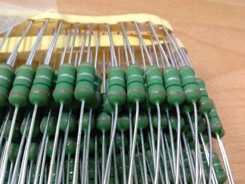 20PCS x 0.15 Ohm 0R15 2W KNP 5% WIRE WOUND RESISTORS,FLAMEPROOF,RESIN PAINT