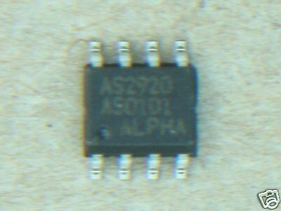 Sipex/Alpha 400mA LDO Regulator AS2920S, New, Qty.10