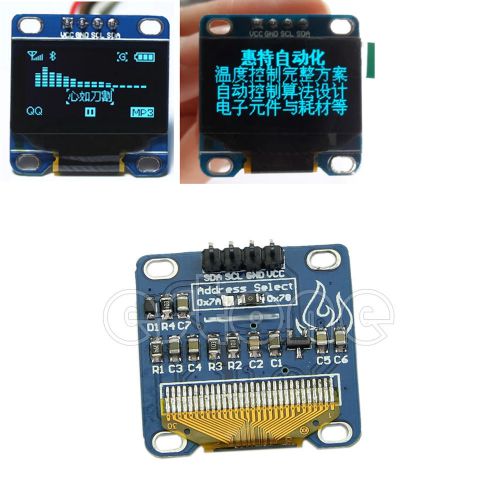 IIC/I2C Serial 128x64 OLED LCD 0.96&#034; LED Display Module Fr Arduino/STM32/51 Blue