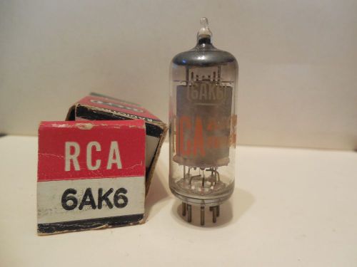 Rca electron vacuum tube 6ak6 7 pin new in box for sale
