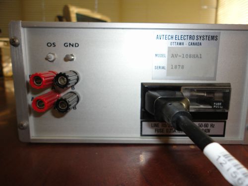 Avtech electro systems high voltage amplifier # av108ha1,lab ,equipment for sale