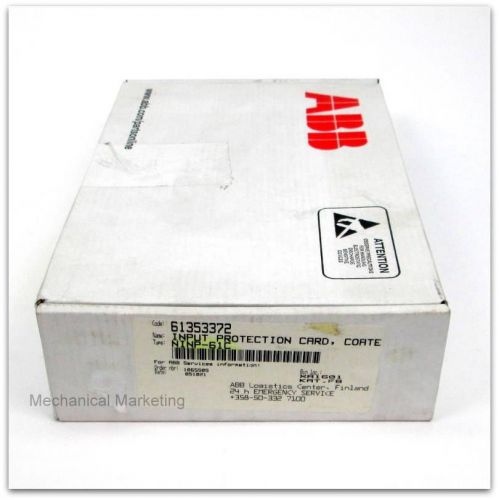 Abb input protection card 61353372 ninp-61c new factory sealed for sale