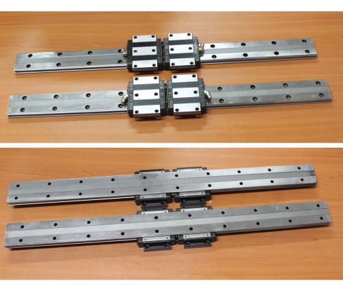 Thk  hrw21  + 490mm linear ball bearing lm guide  2rail 2block  wide low type for sale