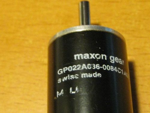 USED  MAXON 2322.930-12.225-200 GEAR MOTOR W/ GP022AC36-0884C1A00 GEAR