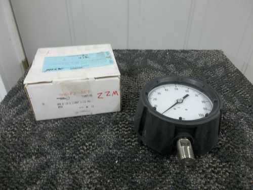 Bourdon haenni meter gauge gage dial pressure indicator 0-100 psi 4 1/2&#034; new for sale