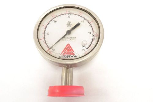 New anderson 37-01 a3 liquid pressure 0-60psi 5-1/4 in gauge b286237 for sale