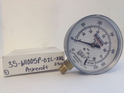 New ashcroft pressure gauge 35-w1005-02l-xul for sale
