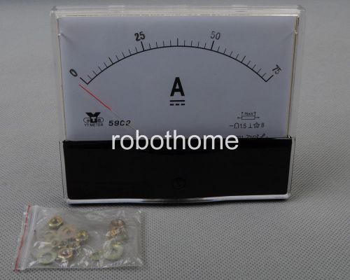 59c2-75a dc ammeter mounting head current measuring panel meter brand new for sale
