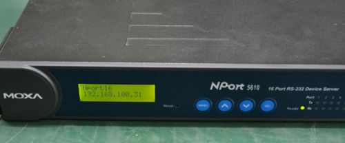 Moxa Nport 5610 - 16 port RS-232 Ethernet serial device server