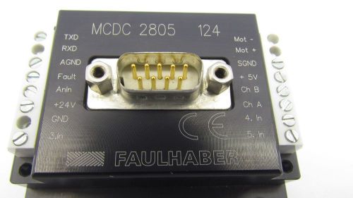 FAULHABER MOTION CONTROLLER MOTORDRIVER MCDC 2805