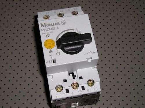 NEW MOELLER PKZM 0-4  Motor protective circuit breaker 2.5-4A. EU SELLER.