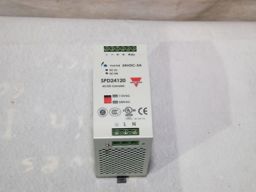 Carlo gavazzi spd241201 switching power supply 115/230vac 47-63hz 24vdc 5a new for sale