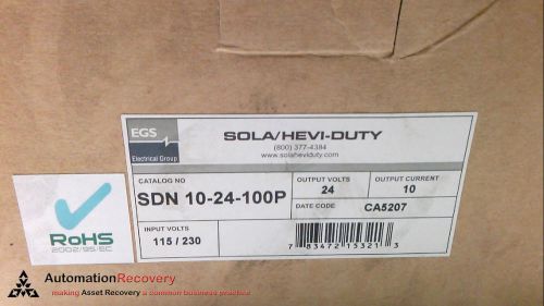 EGS SDN-10-24-100P POWER SUPPLY, NEW