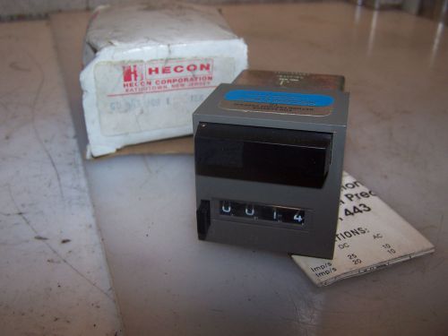 NEW HECON 4 DIGIT COUNTER 115 VAC  PART # G0443189