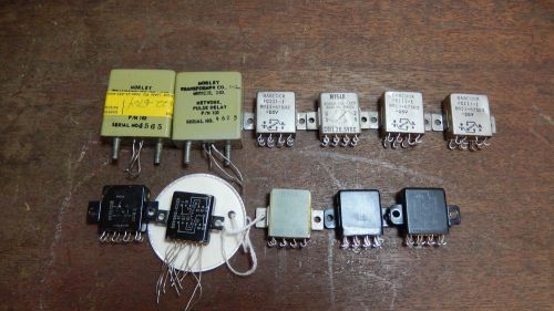 11 New Vintage Coil Relay Lot