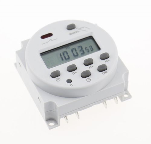Cn101 dc12v digital lcd programmable timer dc 12v 16a timer relay switch for sale