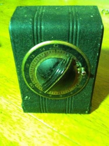 Vintage Walser Automatic Timer Corp ~ 14 Minute Timer ~ Black ~ Metal Parts Only