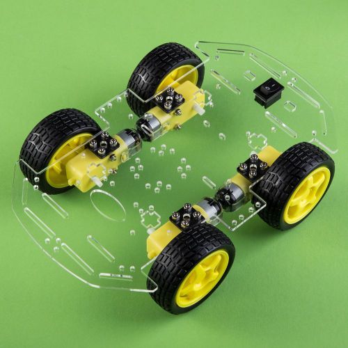 Smart 4wd car robot with chassis and kit (new, usa, arduino) for sale