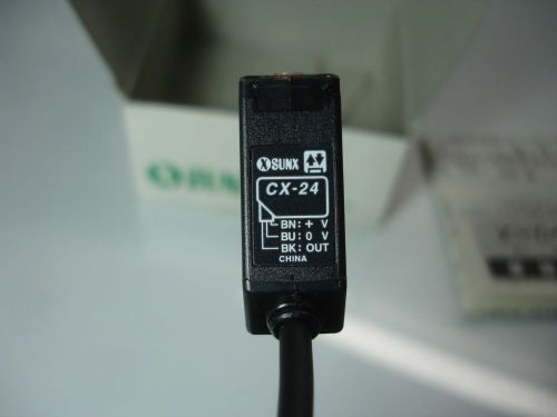 NEW SUNX CX-24  PHOTOELECTRIC SENSOR WITH BOX AND INSTRUCTION