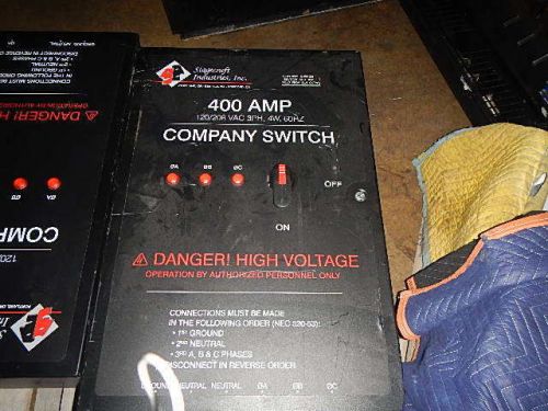 Company switch stagecraft 400 amp for sale