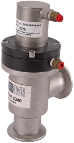 Invax technologies prv-8040 pneumatic right angle valve kf40 flange t2-399378 for sale