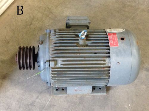 World Wide 30 HP Motor 230/460 VAC WWE30-18-286T 1.875&#034; Shaft