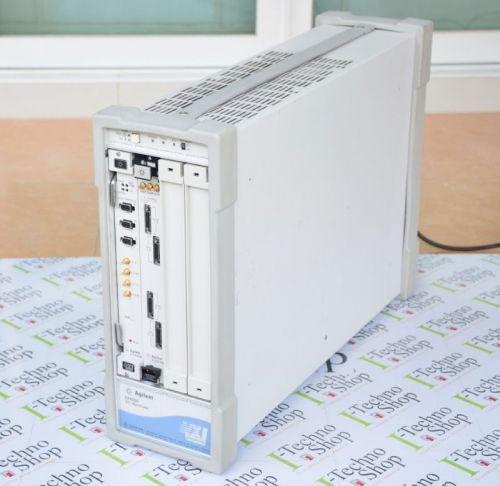 Agilent HP E8408A VXI Mainframe with E8491B IEEE-1394 PC Link and E1432A Module