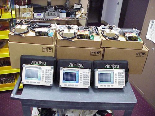 Anritsu s331d sitemaster 4ghz with option-3 color display-lot sale 3 units for sale