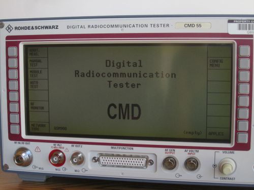 Rohde &amp; Schwarz CMD 55 RadioCommunication Tester  B44 MultiTone &amp; 12+ Options