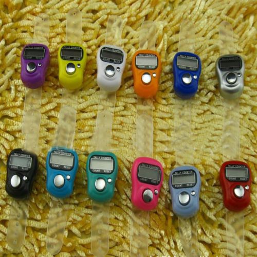Hot new fashion lcd digital hand-held counters 5-digit counter random color cute for sale