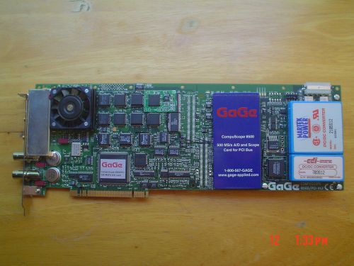 Gage cs8500  board 500 ms/s a/d sampling pci card for sale