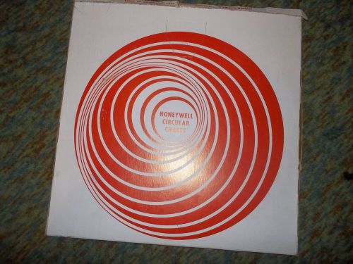 HONEYWELL 12&#034; inch CIRCULAR CHARTS PACK OF APPROX. 100