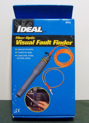 Ideal VFF5 Fiber Optic Visual Fault Finder New in box