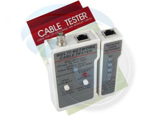 Multifunctional Network Cable Tester for LAN RJ45 and BNC Cables