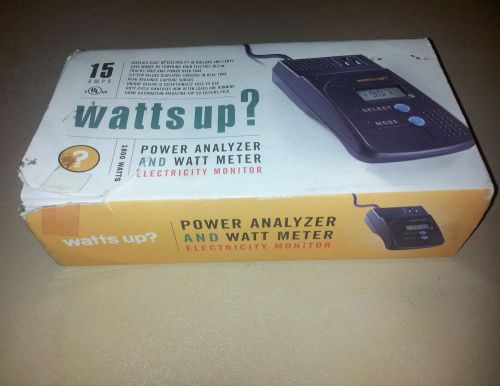 Watts Up? 1800 Watts Power Analyzer and Watt Meter Electricity Monitor