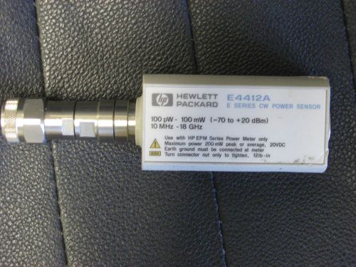 Hp Agilent E4412A E-Series CW Power Sensor. Defective