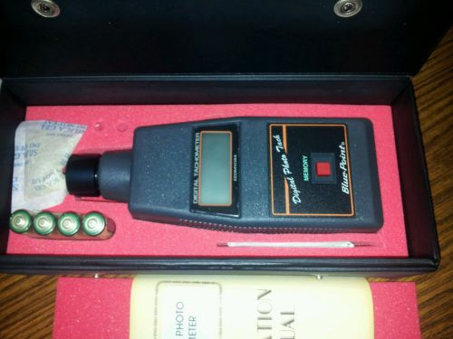 NEW Digital Photo Tachometer w/ Case Blue-Point EEDM508A *sold by Snap-on*