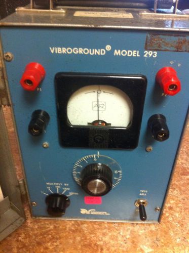 Vibroground 293a  4 point test kit  **make an offer** for sale