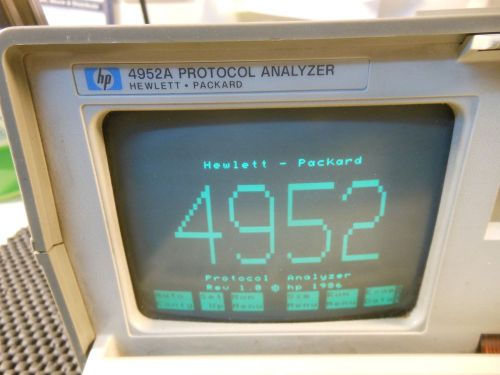 Hp  4952a protocol analyzer with 18177a v.35 interface pod and cable &amp; manuals for sale
