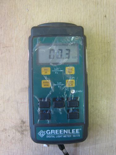 Greenlee 93-172 digital light meter free shipping for sale