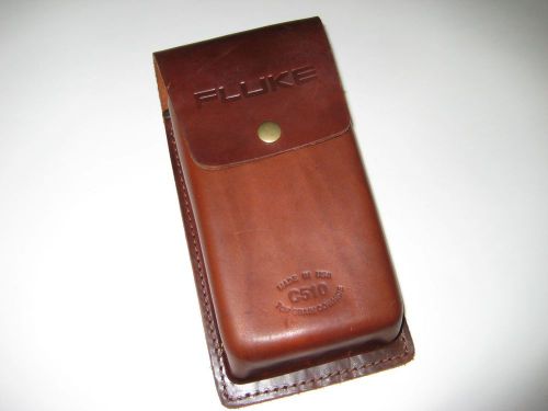 Fluke C510 Large Leather Meter Case, For Multimeters, Thermometers