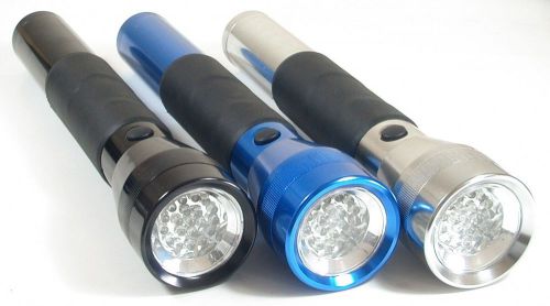 New full size aluminum alloy 20 white led 3d flashlight light durable heavy duty for sale