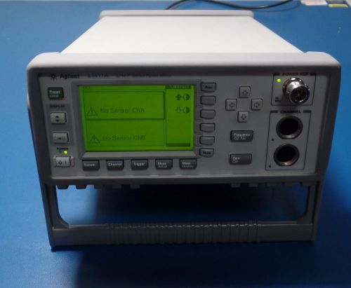 HP Agilent E4417A EPM-P series power meter dual channel Calibration Due 11/30/15