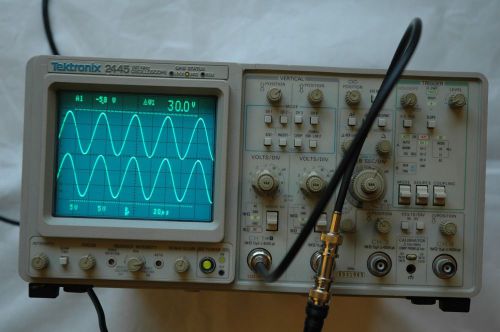 Tektronix 2445 Four Channel 150 MHz Oscilloscope, GPIB Works Great! Fully tested