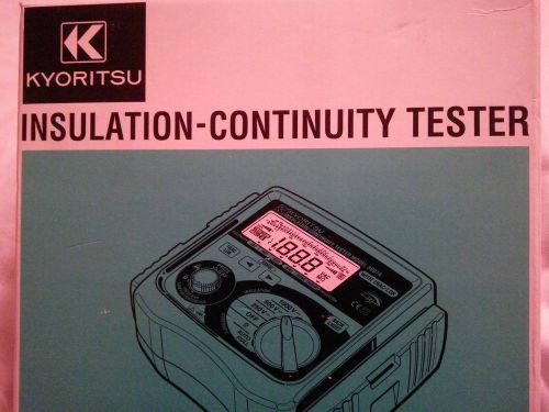 Kyoritsu insulation continuity tester ( model 3005a )250v/500v/1000v for sale