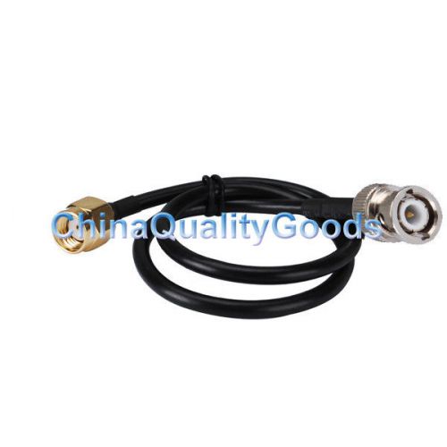 Pigtail custom cable RP-SMA male to BNC male RG58 15cm HQ