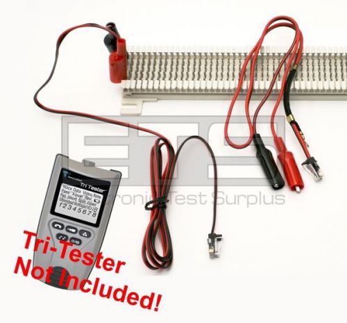 T3 Innovations Tri Tester TTK550A TTK550B RJ11 To 2ft &amp; 4ft Alligator Clip Sets